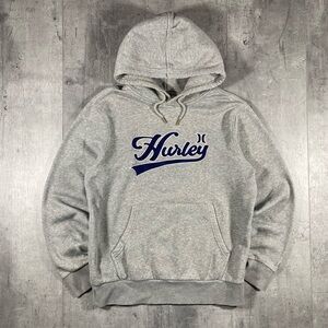 Grey Hurley Embroidered Hoodie